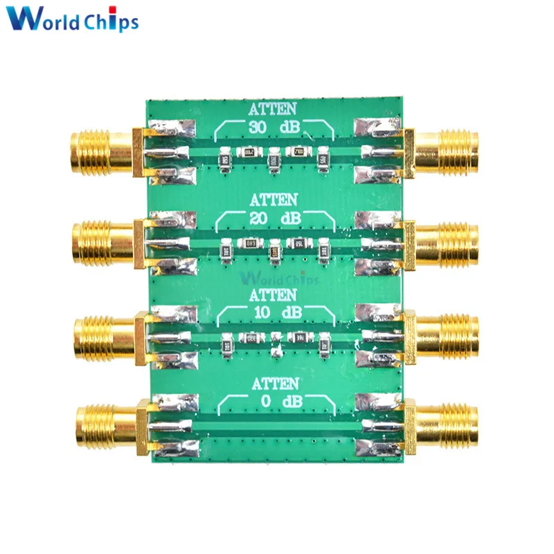 23dBm 200mW DC 4.0GHz RF Fixed Attenuator SMA Double Female Head 0dB 10dB 20dB 30dB | Электронные компоненты и