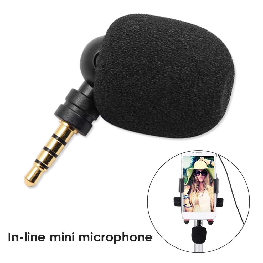 Портативный мини микрофон Внешний проводной 3 5 мм для компьютера ноутбука