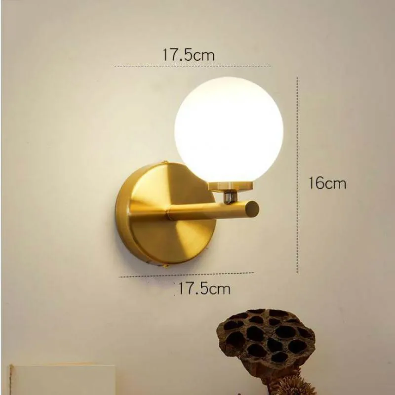 Стеклянный настенный светильник s для ванной комнаты G4 дома зеркальный Домашний