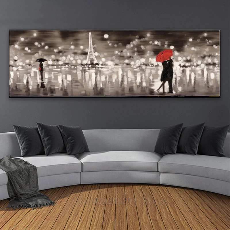 Алмазная живопись с изображением Большого Города Парижа картина квадратными и