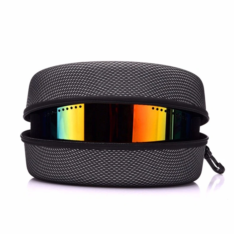 

Portable Snow Goggles Holder Boxes Ski Glasses Cases Black Storage Hard Cases AU