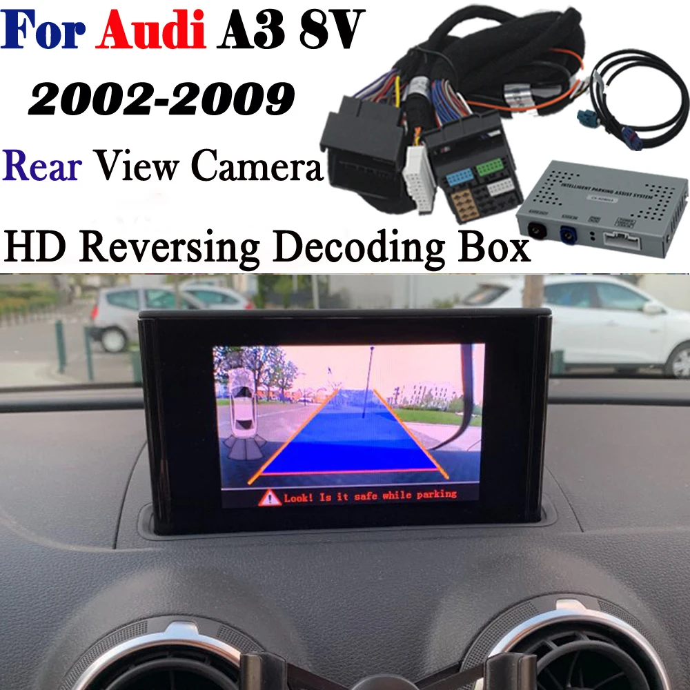 Адаптер интерфейса камеры заднего вида для Audi A3 MMI 3G 2003 ~ 2008 2005|Камеры авто| |