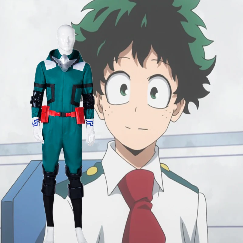 Герой Hero Академия Izuku Midoriya Косплэй костюм Boku без Deku костюм версия II для Хэллоуина вентиляторы вечерние производительность