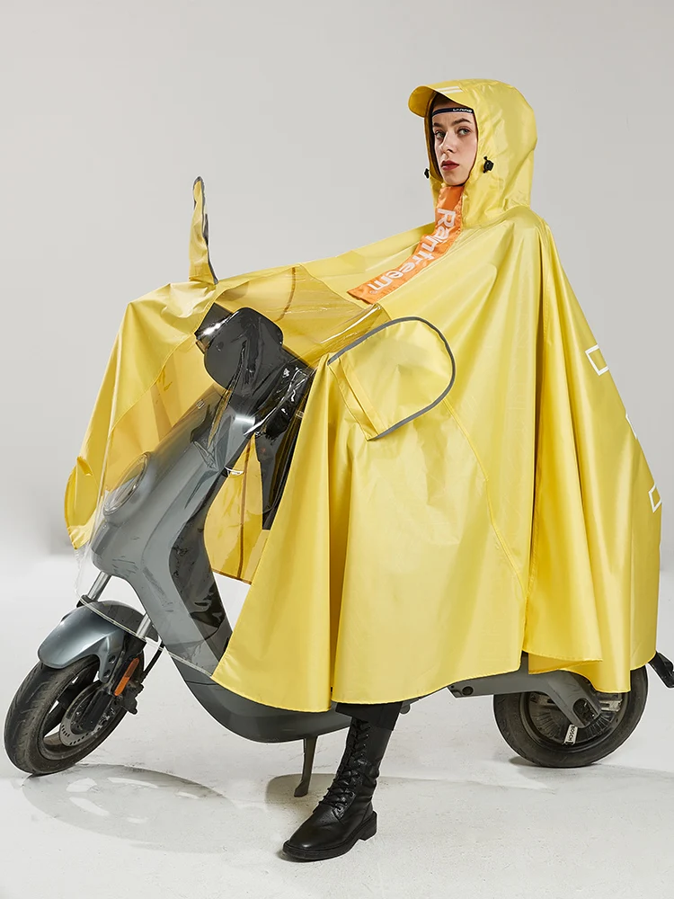 Raincoat Electric Car Poncho plus-Sized-Large Thickened Single Female Riding Full Body Rainproof Battery Male |