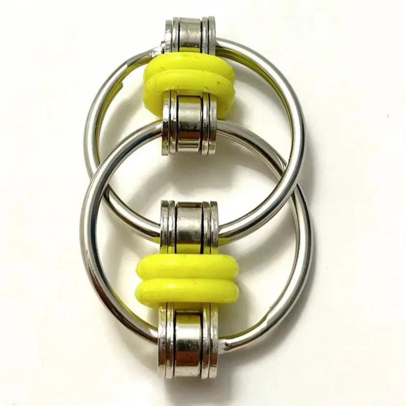 

8 Colors Creative Toys Fidget Toys Bike Chain Fidget Toy For Autism ADHD Stress Hands Funny Toys For Children Adult Teenager