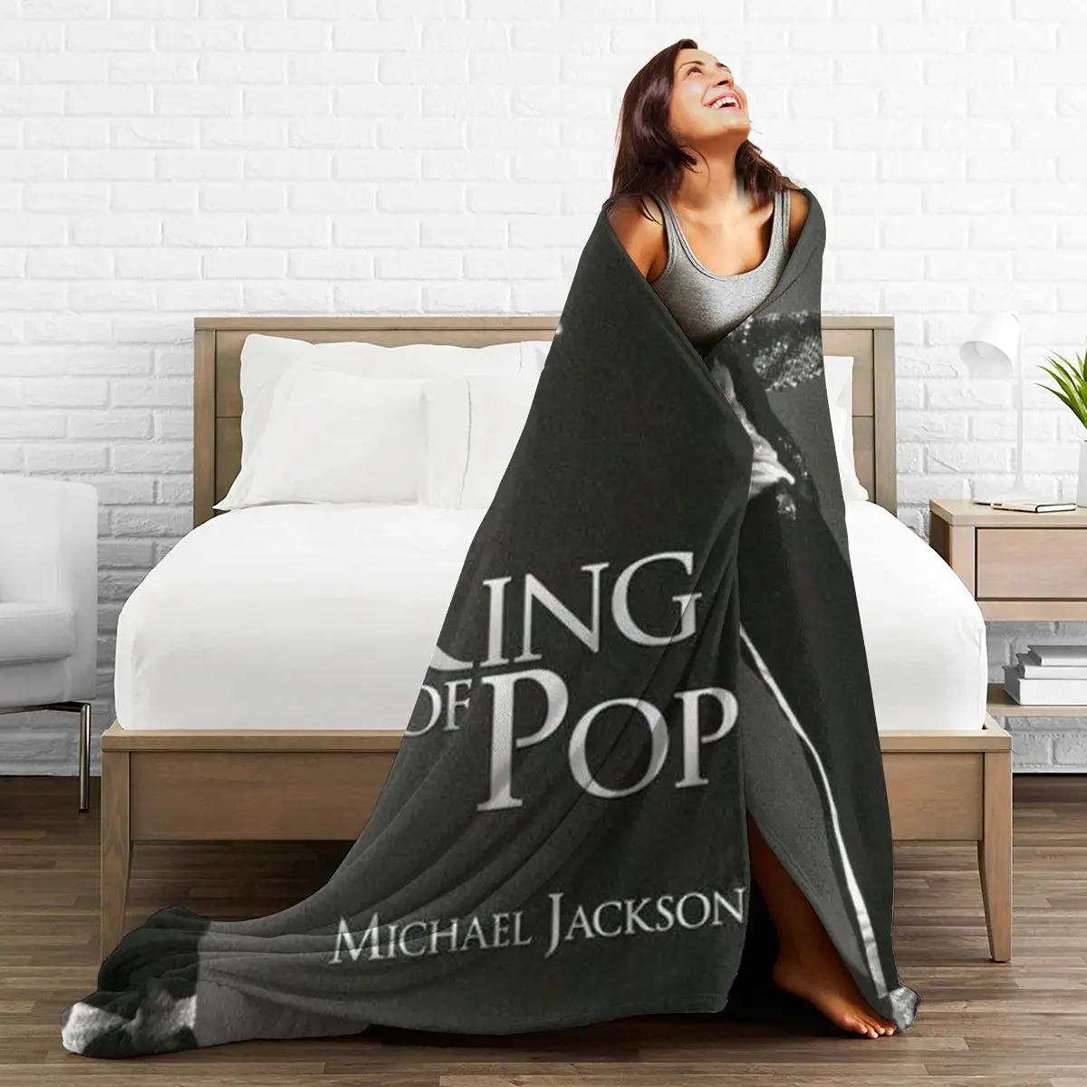 

Ultra Soft Sofa Blanket Cover Blanket Cartoon Cartoon Bedding Flannel plied Sofa Bedroom Decor for Children and Adults Black 08