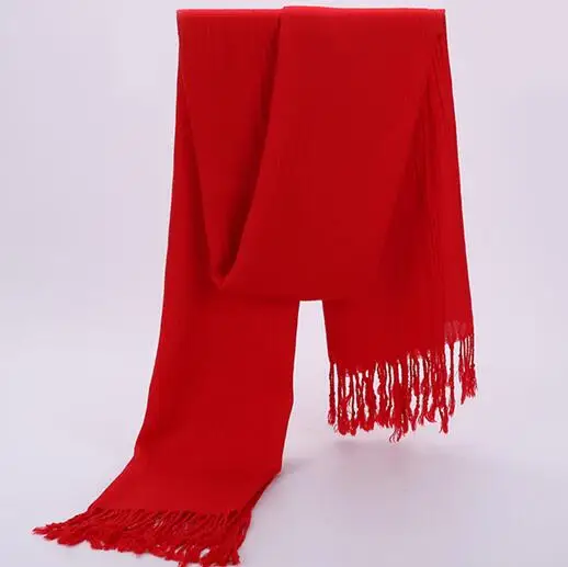 

Red scarf and red scarf for men and women shawl
