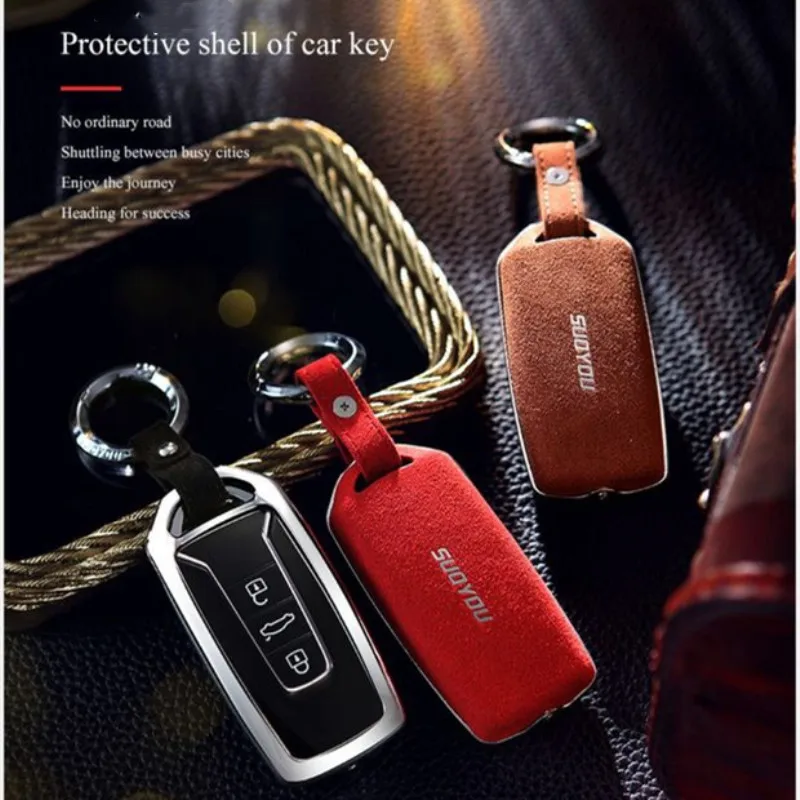 Чехол для ключей из натуральной кожи оцинкованный сплав volkswagen vw touareg 2018 2019 сумка