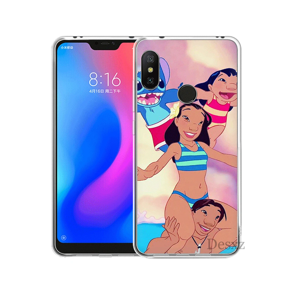 Мобильный чехол для телефона Redmi 7A K20 7 GO 4 Prime 3S 3 Pro 4A 4X5 5A Plus 6 6A Твердый Лило и Ститч |