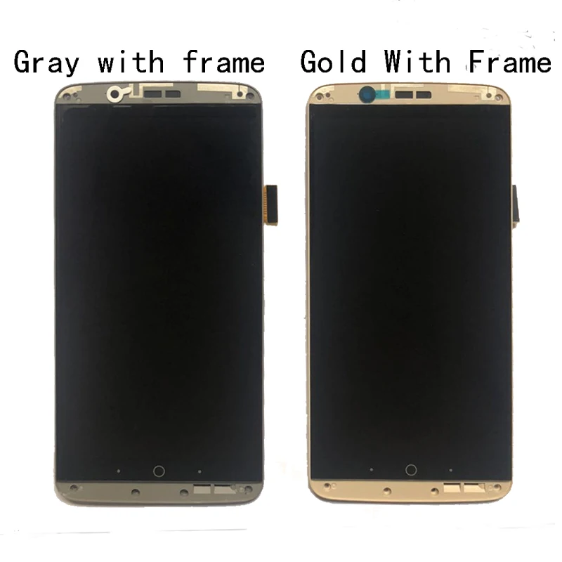 AMOLED для zte Axon 7 lcd с рамкой дисплея кодирующий преобразователь сенсорного экрана в сборе для zte A2017 A2017U A2017G Axon7 lcd
