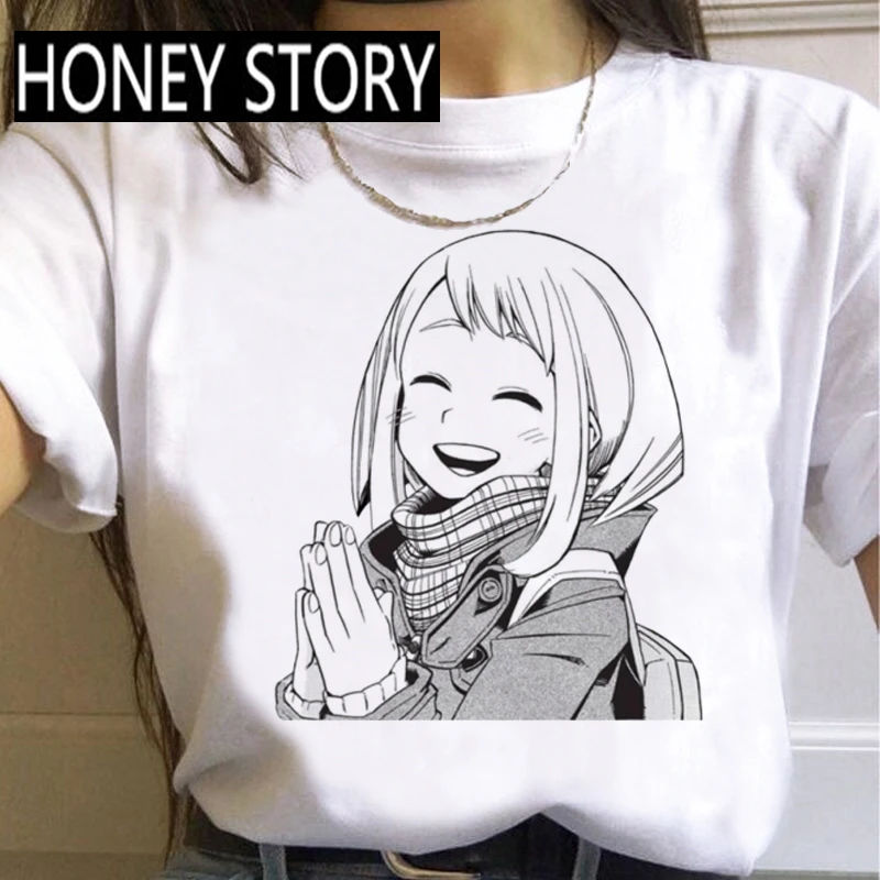 

Футболка женская с японским аниме «Моя геройская Академия»