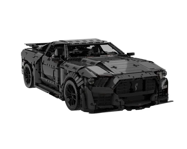 

2021 high-tech RC Power building block super sports car Shelby GT500 DIY assembly technology racing toy gift model MOC-50047