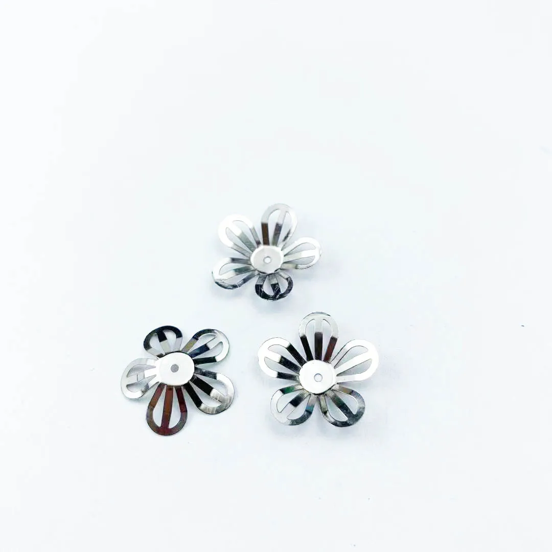 50 шт. 21 мм металлический цветок филигранные обертки поделки подарок украшение