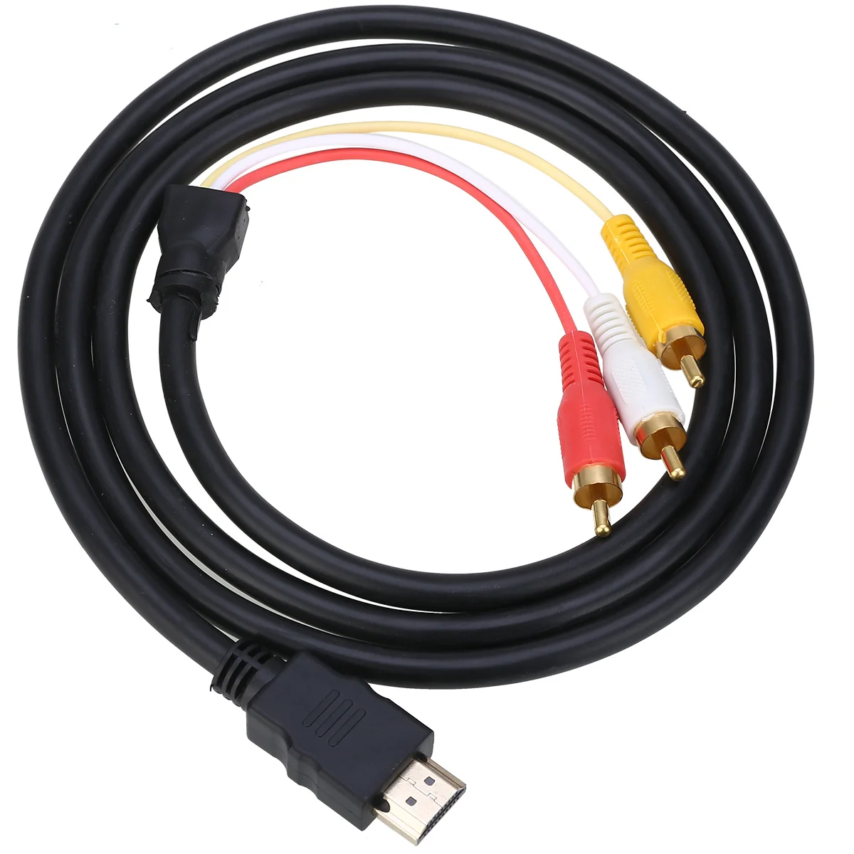 1 5 м Аудио Видео AV кабель адаптер Универсальный hdmi к RCA 1080P HDTV композитный штекер 3