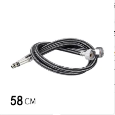G1/2 G3/8 G9/16 38 см/58 см 1 пара из нержавеющей стали гибкие водопроводные трубы холодной/горячей смесителя кран подачи воды Трубы Шланги ванной комнаты - Цвет: 58cm