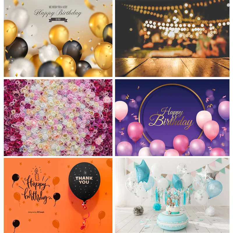 

ZHISUXI Vinyl Custom Children Kids Birthday Party Decoration Photo Backdrop Birthday Photography Background 20923SR-01