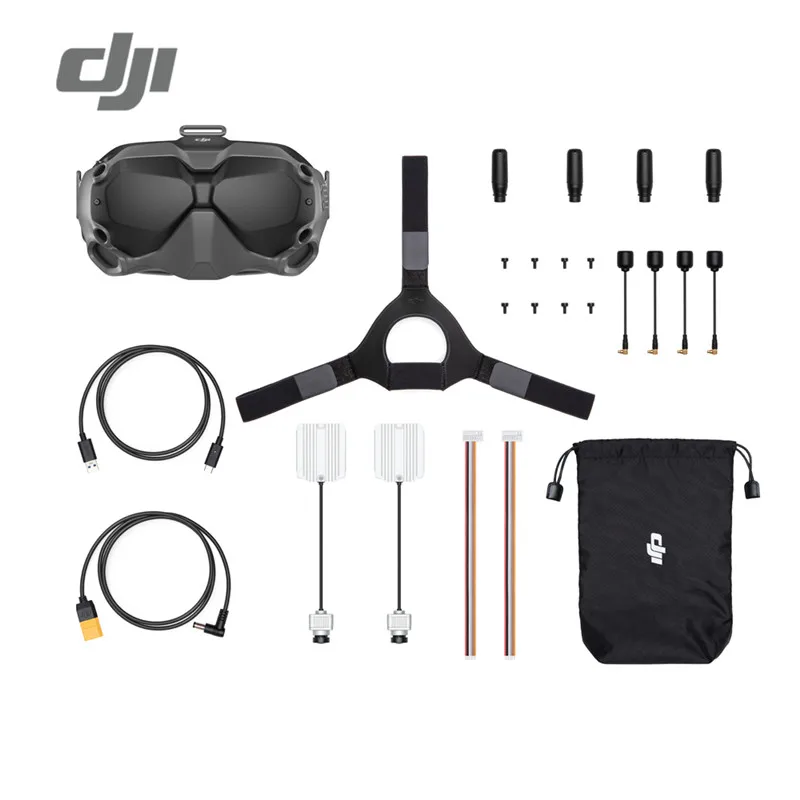 DJI цифровой съемкой от первого лица Системы воздуха вращающегося вала 5,8 ГГц 8CH передатчик HD 1080P Камера 1440X810 FPV очки комбо с дистанционным управлением режим контроллера 2