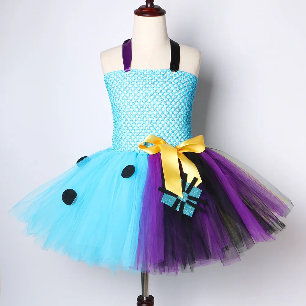 Кошмар до Рождества Салли дети Ragdoll пачка платье Дети Хэллоуин костюмы для