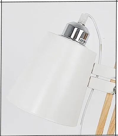 Новый тип топ продаж Настольная Лампа Белая Скандинавская Гибкая деревянная