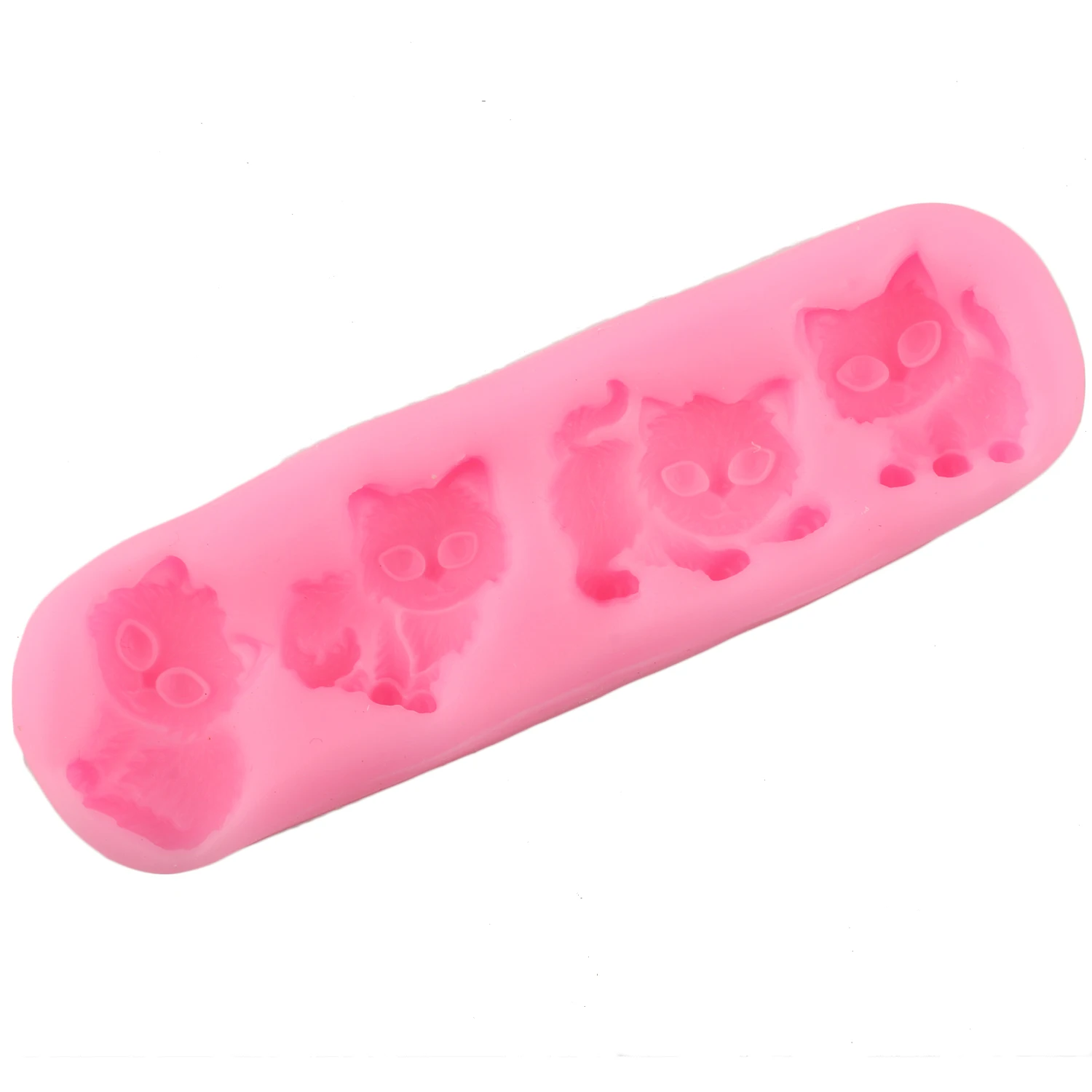 3D милый кот Силиконовые формы шоколадная помадка форма DIY вечерние инструменты