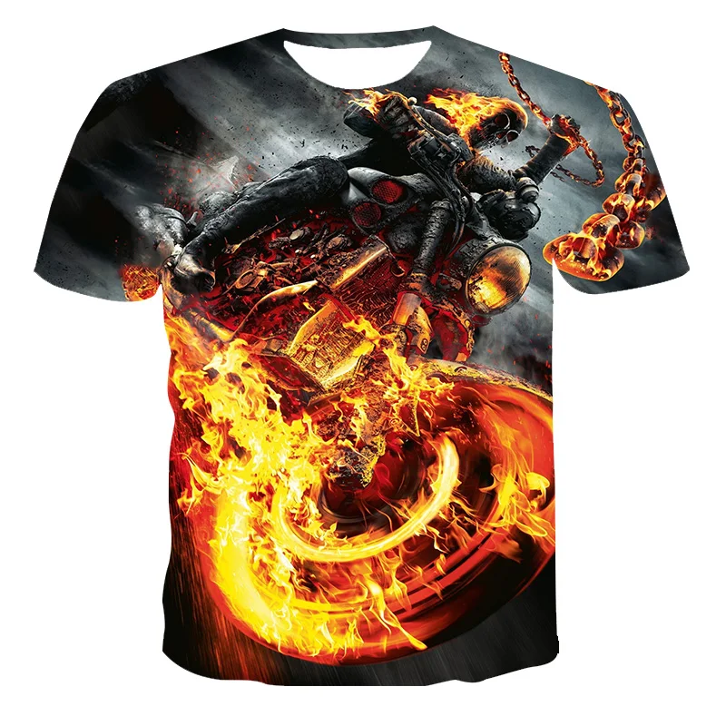 

Summer Latest Men And Women Personality Cool Science Fiction Fashion 3d Popular Casual Round Neck Short Sleeve T-Shirt Xxs-6xl