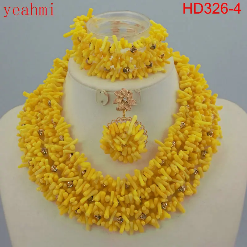 Коралловые бусы комплекты ювелирных изделий новейшего дизайна нигерийские