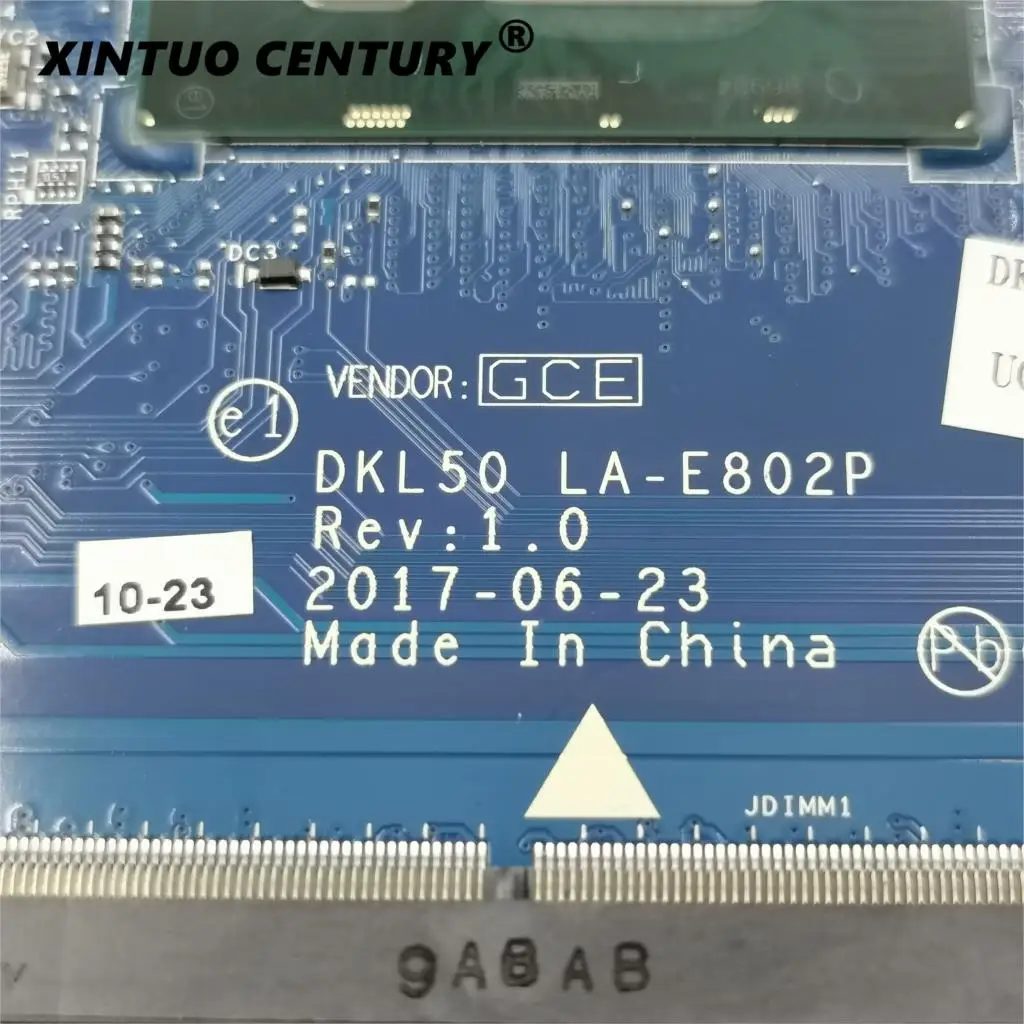 

For HP 15-BS Series Laptop Motherboard L15871-601 L15871-001 LA-E802P With I3-8130U CPU DDR4 MB 100% Tested Fast Ship