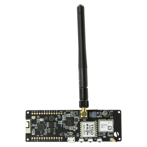 915MHz TTGO Т-образной балки V1.0 ESP32 433/868/915/923 МГц Wi-Fi Беспроводной Bluetooth ESP32 gps NEO-6M SMA LORA 32 18650 Батарея держатель с SoftRF - Цвет: 915MHz