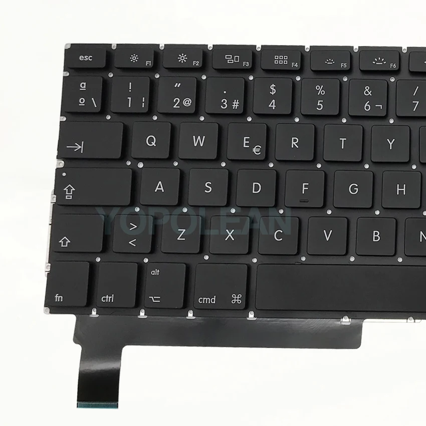 Испанская клавиатура 3 шт./лот с подсветкой для Macbook Pro 15 дюймов A1286 SP совершенно