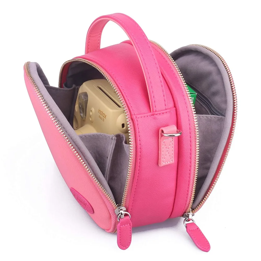 PU Leather Storage Carrying Bag Case Pouch with Shoulder Strap For Polaroid Fujifilm Instax Mini 8 9 7S 70 Instant Film Camera