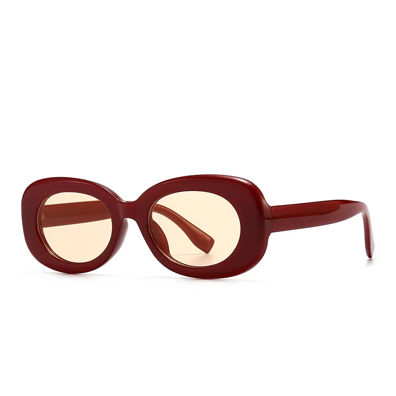 

New Oval Sunglasses Women Men 2021 Luxury Brand Designer Vintage Sunglasses Female Male Women's Sun Glasses Shades Lentes UV400