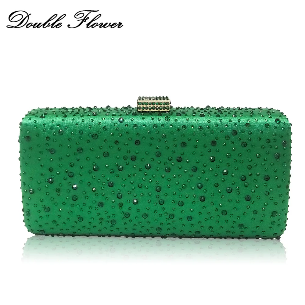Женские вечерние сумки и кошельки с двумя цветами блестящий зеленый клатч