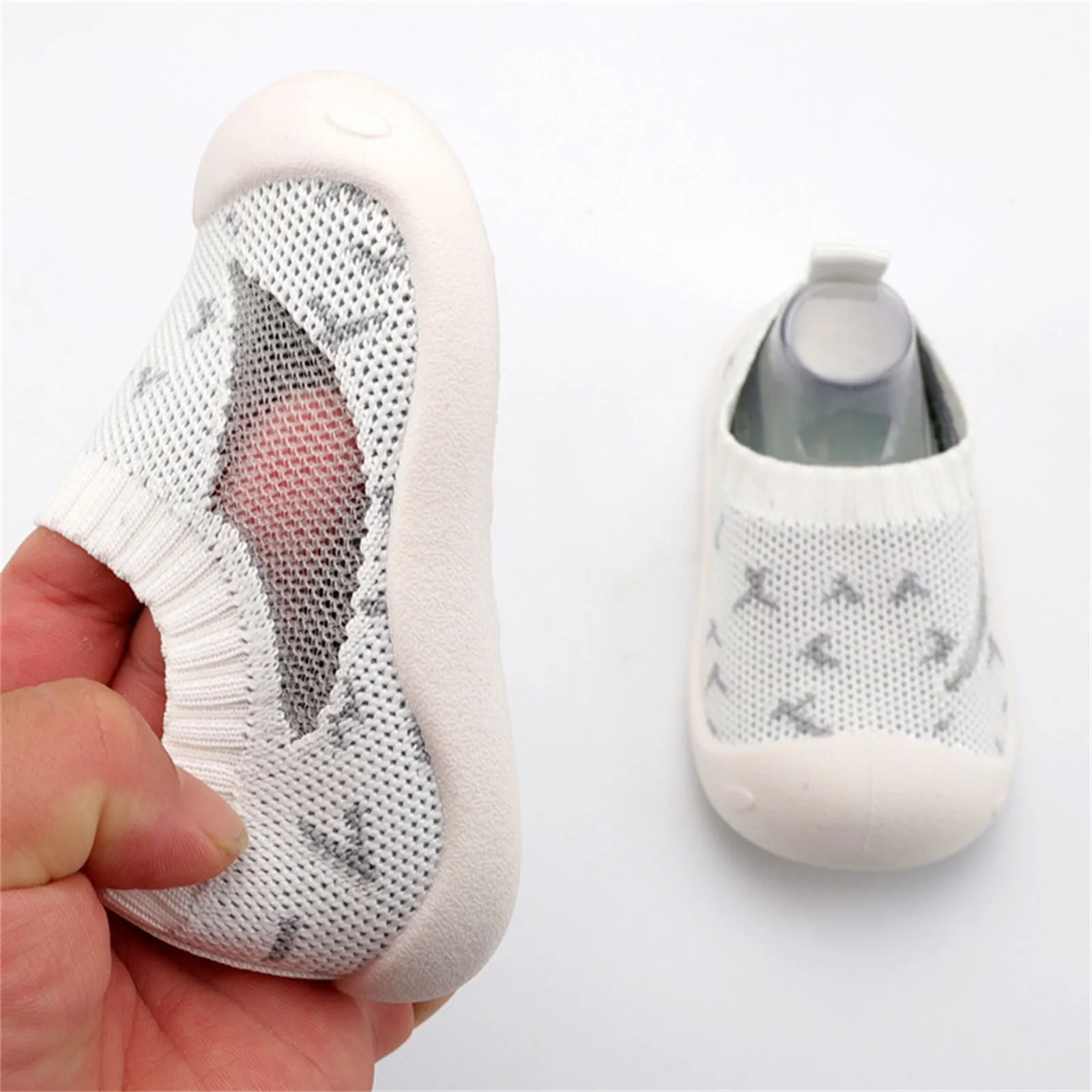 

2021 Kids Sneakers Baby Girl Boys Mesh Shoes Children Sport Breathable Knit Socks Sneakers for Kid Outdoors Soft Casual Shoes