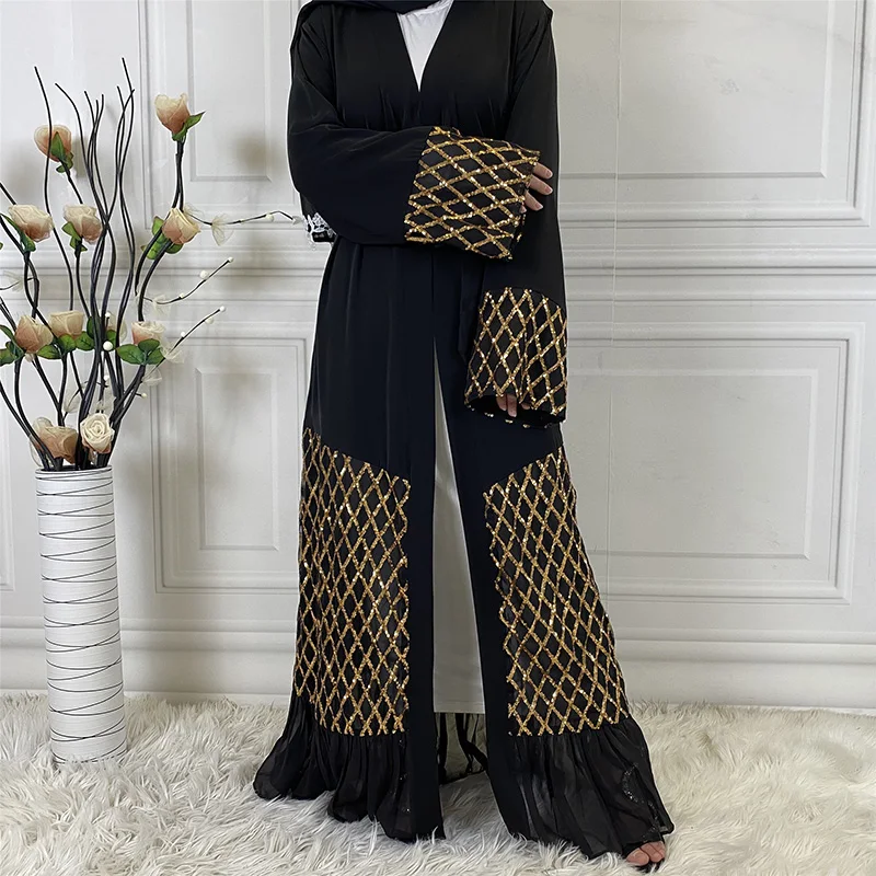 Новое поступление мусульманская мода абайя кимоно высокого качества Дубай Abayas