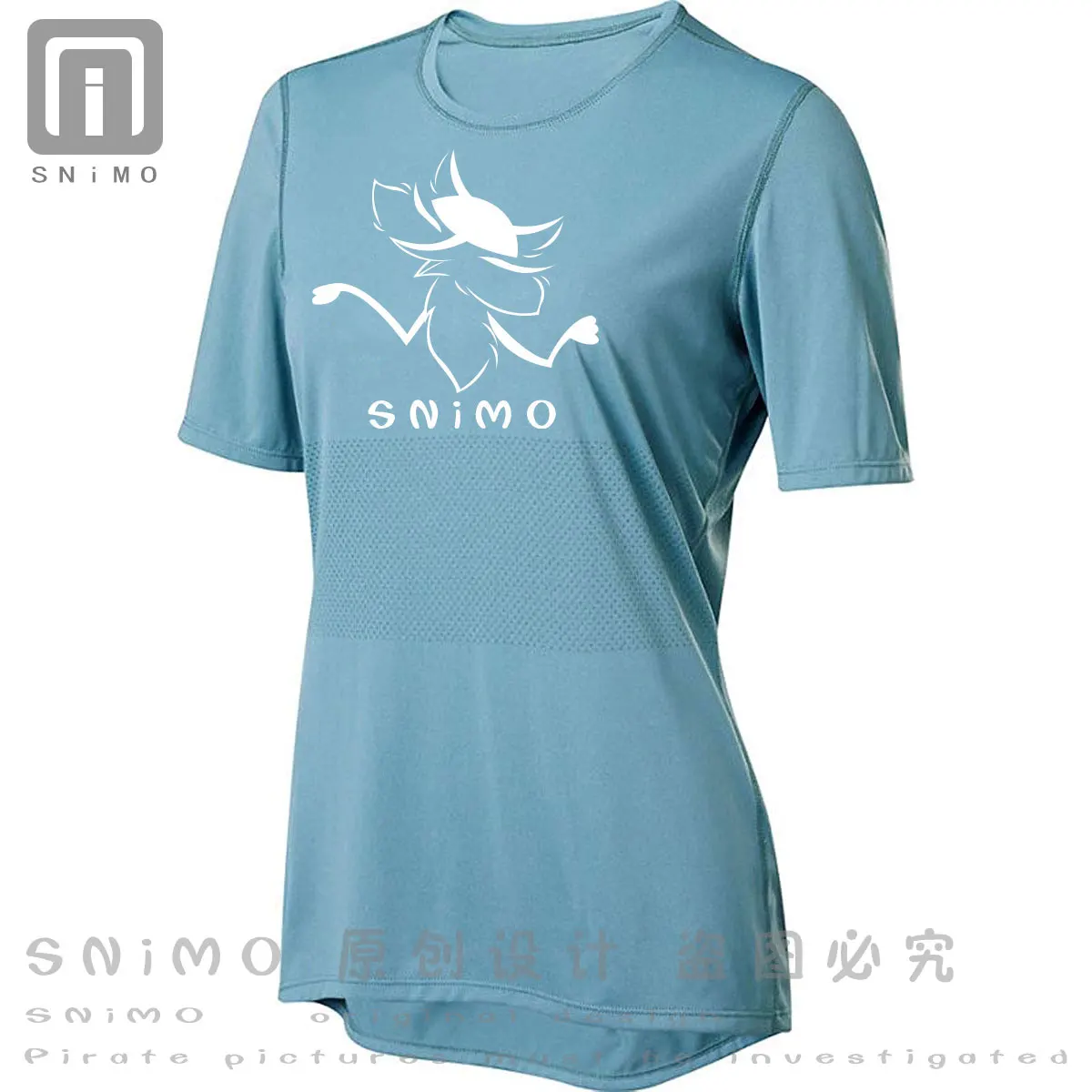 

Free Shipping 2021 Ladies Professional Cycling Team Original SNiMO Fox Pattern Sports Shirt Cross Country Bike Female Jersey