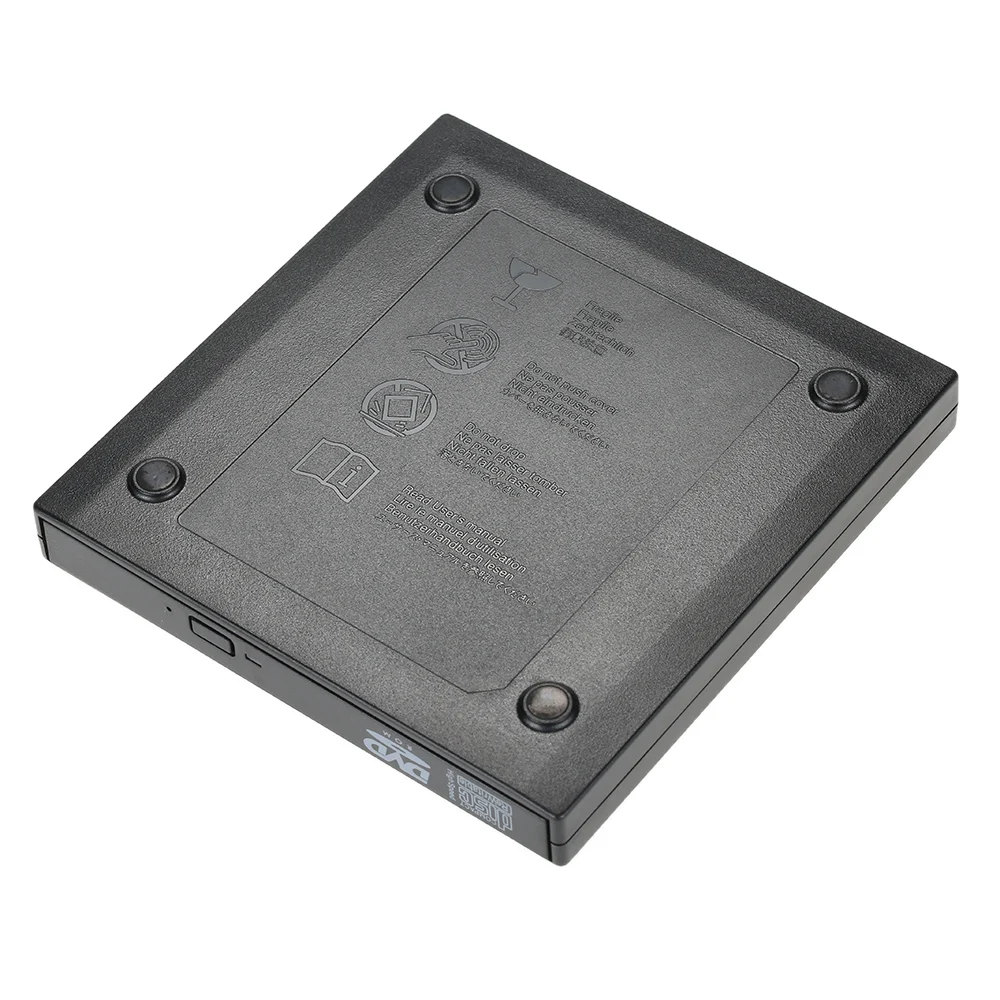 USB 2 0 Портативный тонкий внешний DVD/CD RW Привод оптических дисков считыватель