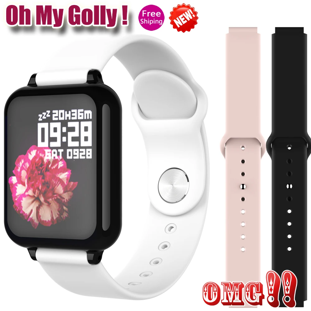 Oh My Golly часы для мужчин и женщин Apple Watch Android телефон монитор сердечного ритма умный