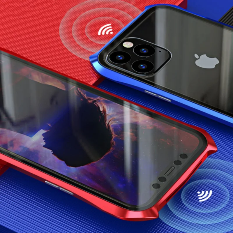 Передняя Задняя крышка мобильного телефона для IPhone 11 Pro Max Магнитный