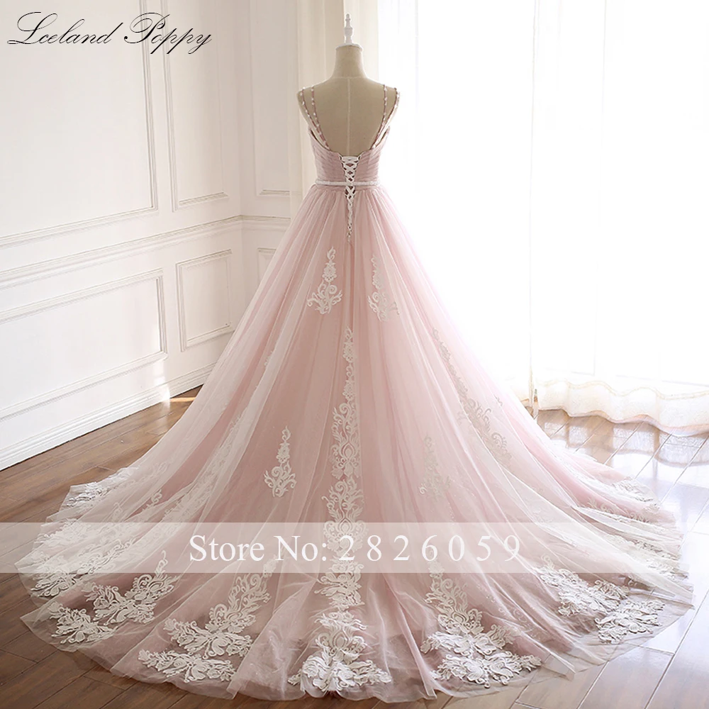 Роскошные женские свадебные платья трапециевидной формы на тонких бретельках с