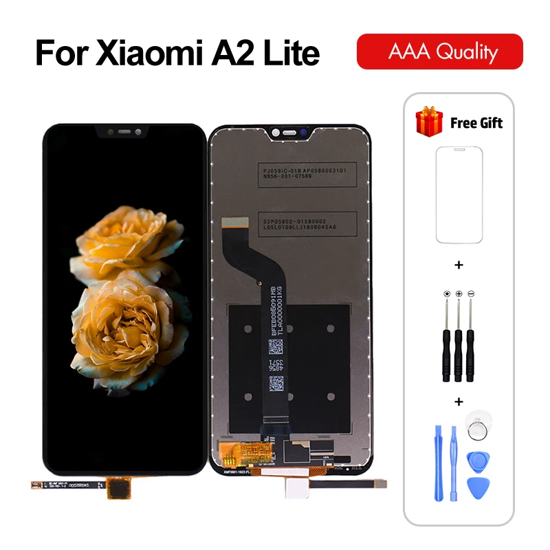 Для Xiaomi для Redmi 6 Pro дисплей сенсорный экран дигитайзер сборка A2 Lite ЖК панель 5 84
