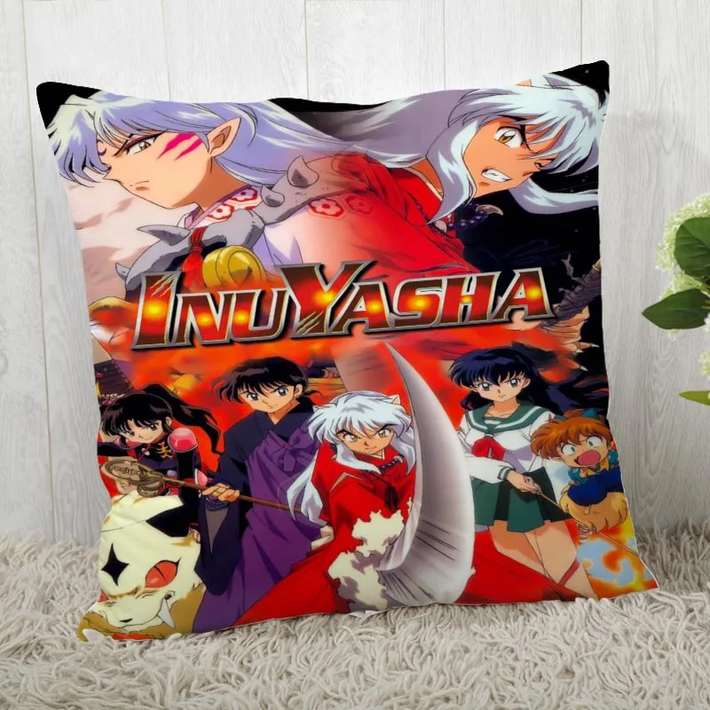 Наволочка с принтом InuYasha на заказ, наволочка для дома, декоративная наволочка, индивидуальный подарок 45x45 см A19.11.8 - Цвет: 2
