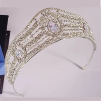 royal bridal crown wedding rhinestones crystal luxury princess headpiece prom party accessiories hair jewelry