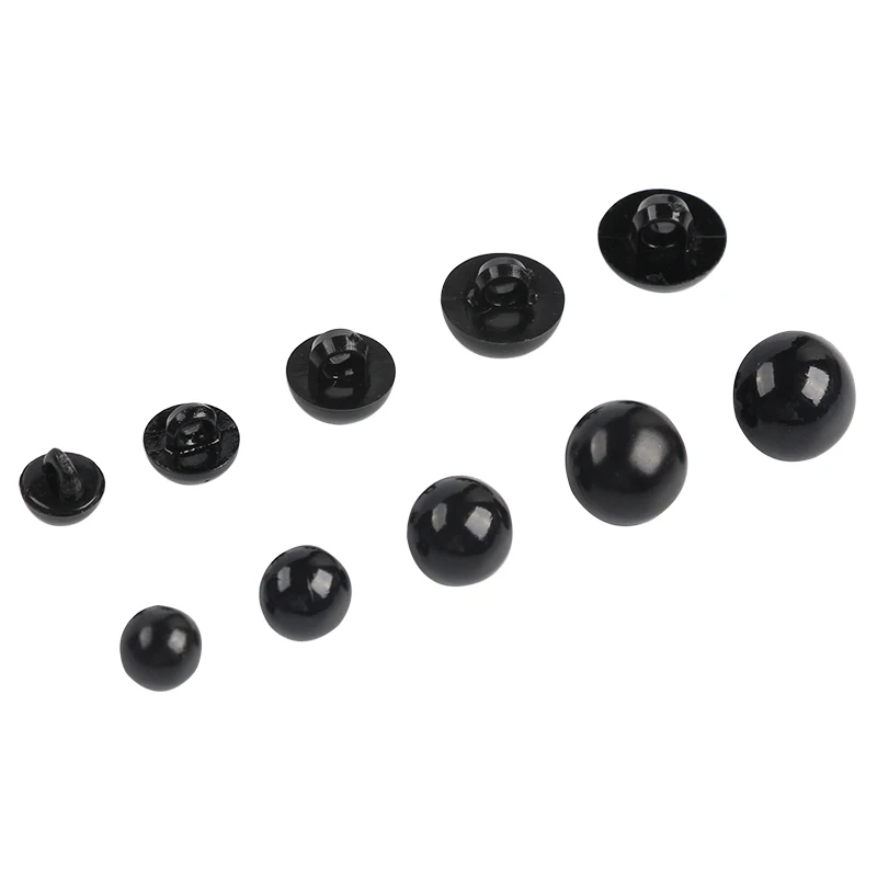 100pcs/box Animal Eyes Resin 8-12.5mm DIY Buttons Round Mushroom Domed Sewing Shank Eyeball Ball Toy Accessories | Игрушки и хобби