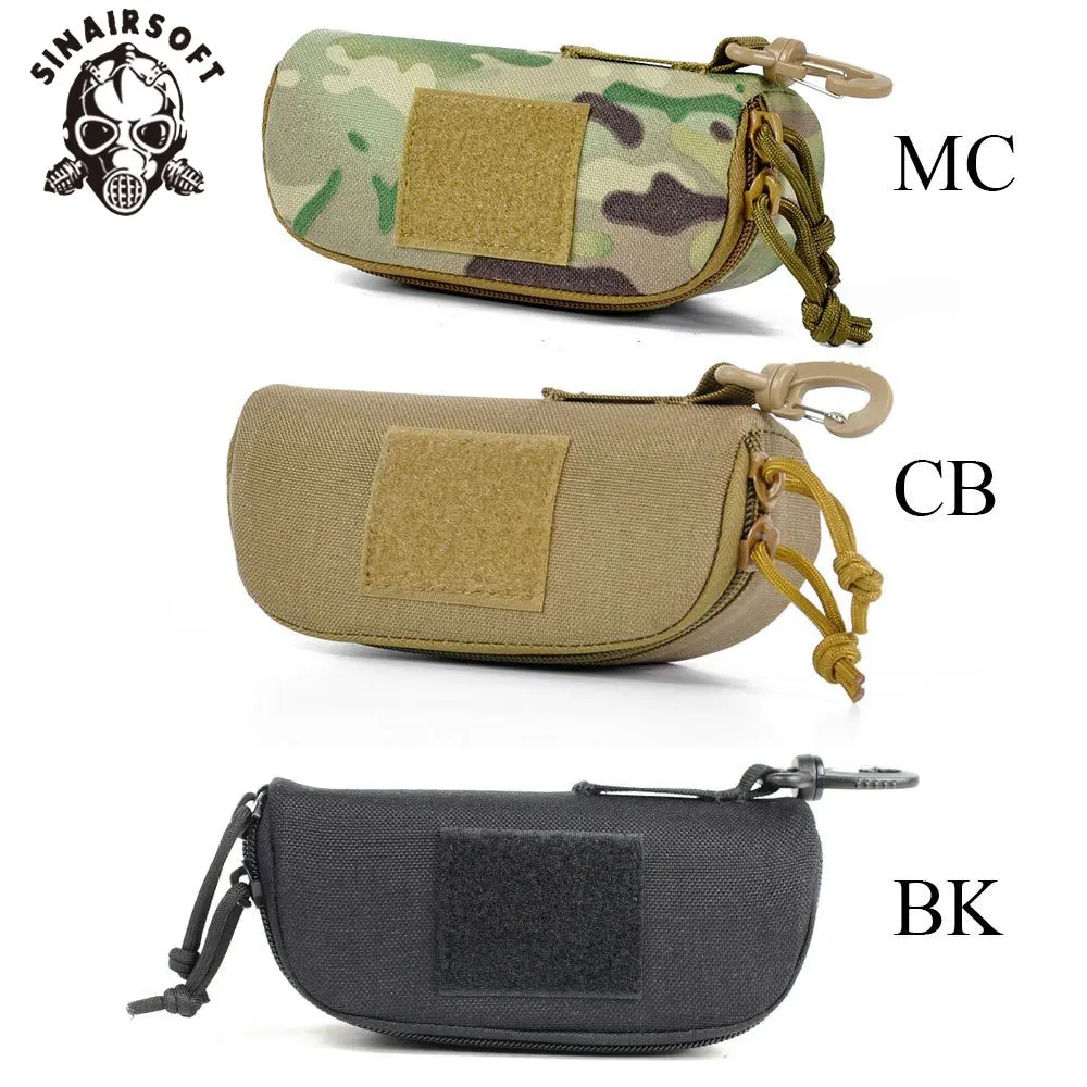 Нейлоновая тактическая сумка для очков 1000D жесткий водонепроницаемый мини Чехол