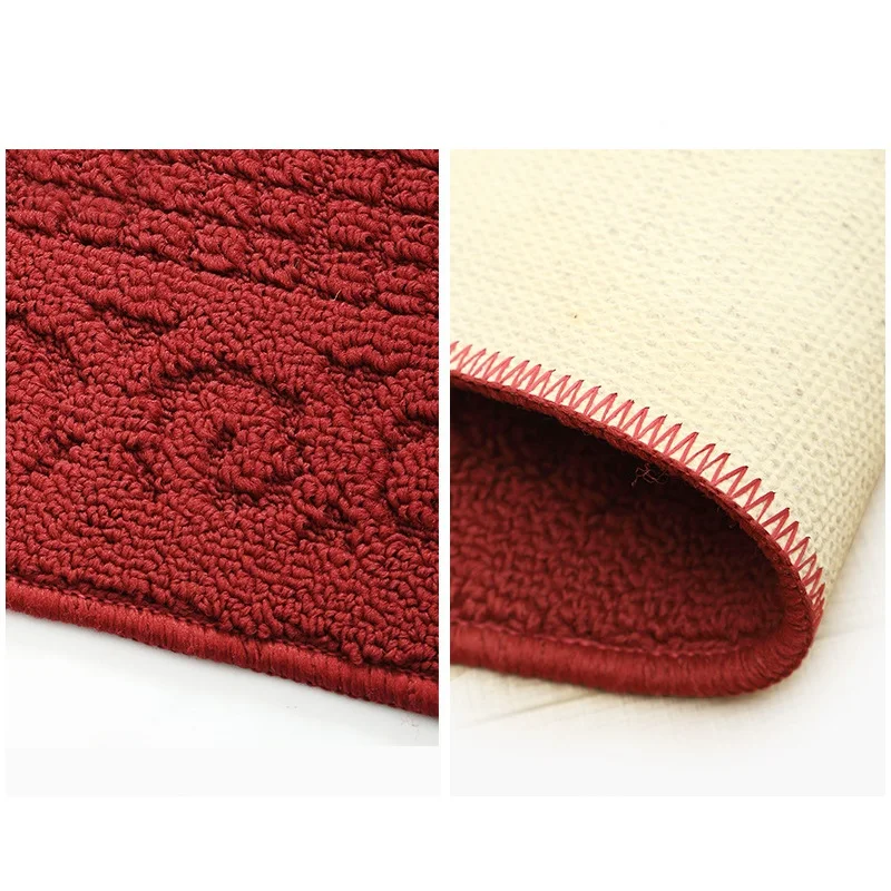 Серый коврик для ванной Сверхтонкий волоконный полукруглый входной двери