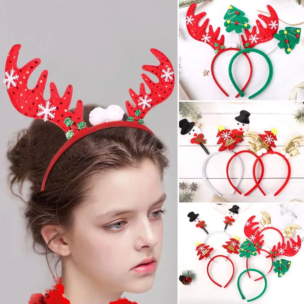 

Masquerade Lovely Antlers Party Cosplay Christmas Headbands Christmas Decorations Reindeer Headwear Xmas Hairband