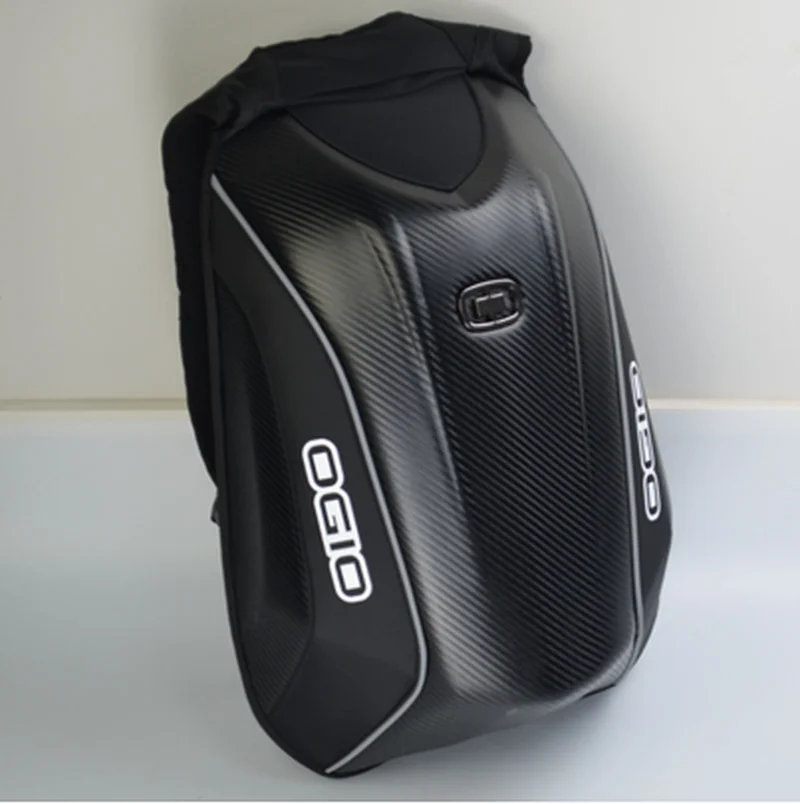 

2021 High Quality Black Ogio Mach 5 Knight Backpack Waterproof Motocross Backpack Computer Bag Carbon Fiber Hard Shell Backpack