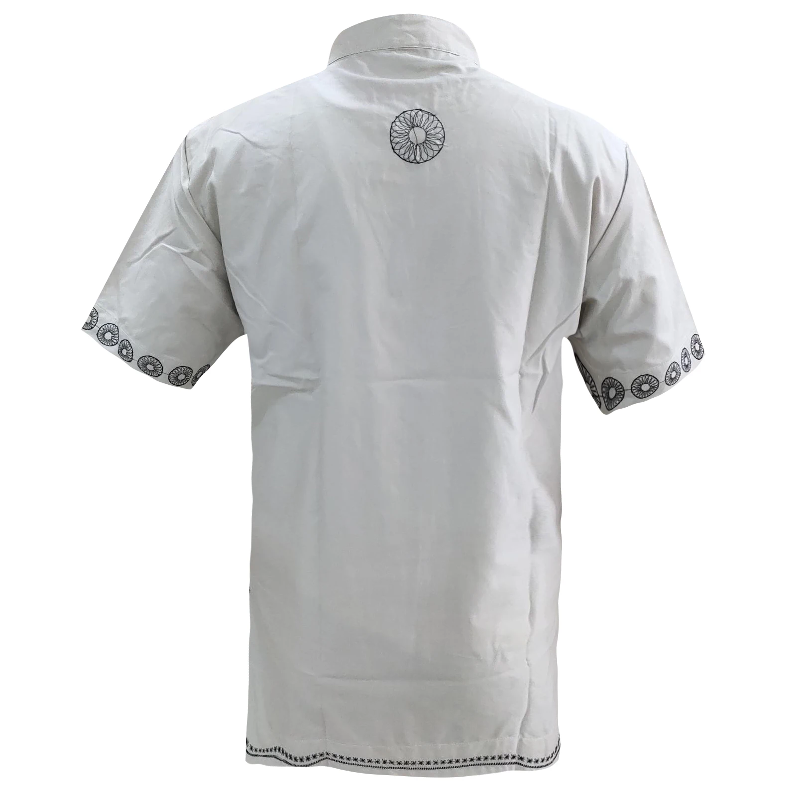 

African t-shirt mens embroidery tops muslim Handsome ethnic clothes