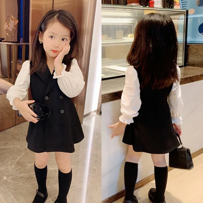 

Блейзер детский, на пуговицах, с длинным рукавом, осенний, 2020