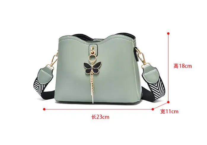 

Fashion Women's Bucket Shoulder Bag PU Leather Weave Strap Belt women Bag Luxury Messenger Bag
